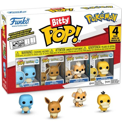 4 pack Pokémon Bitty Pops