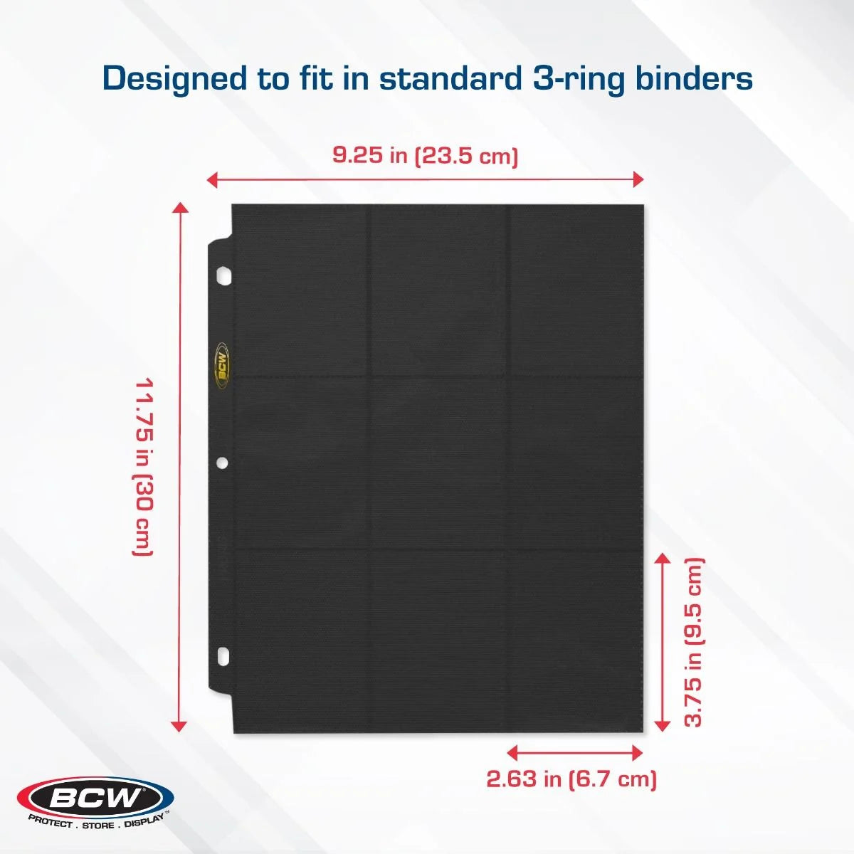 Side Loading 18-Pocket Pro Pages - Black