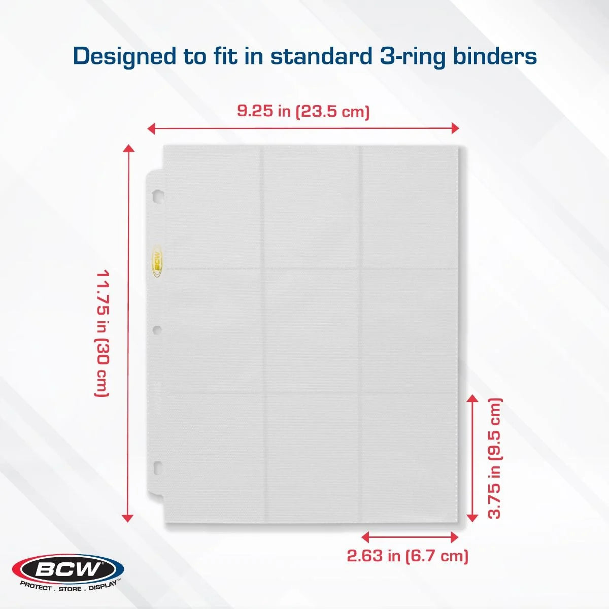Side Loading 18-Pocket Pro Pages - White