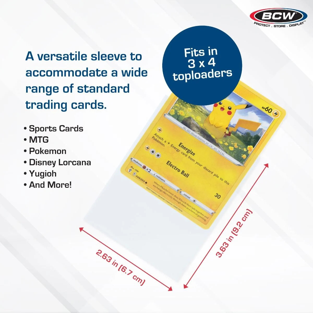BCW Standard Card Sleeves (100ct)