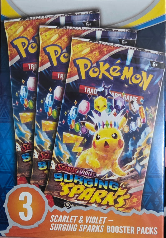 Surging Sparks 3 pack booster box